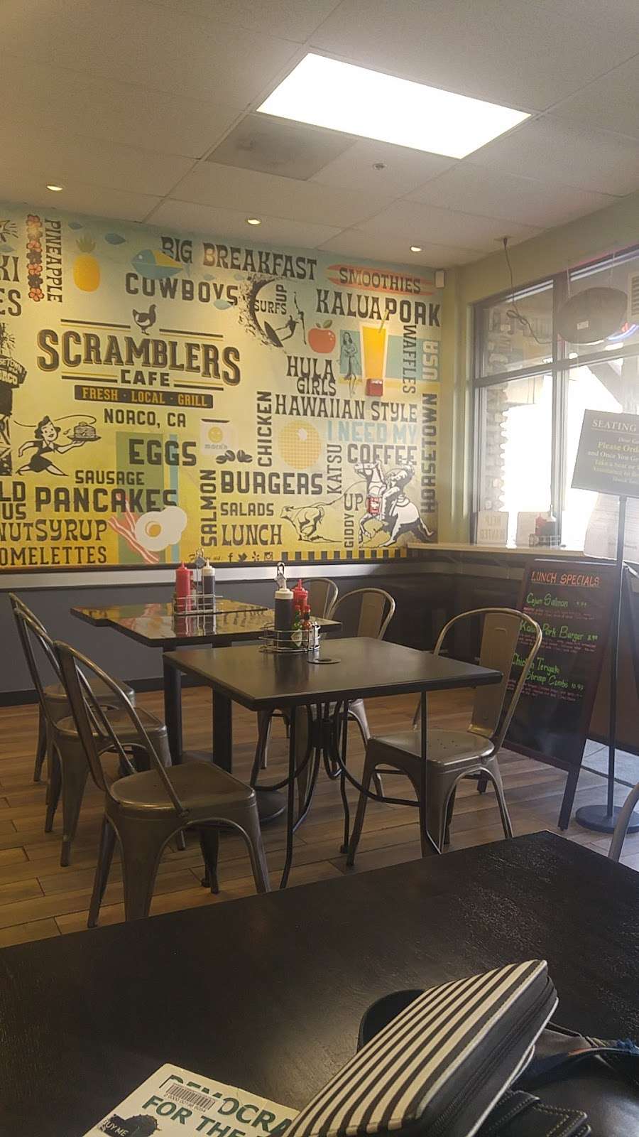 Scramblers Cafe | 3699 Hamner Ave C, Norco, CA 92860, USA | Phone: (951) 735-0800