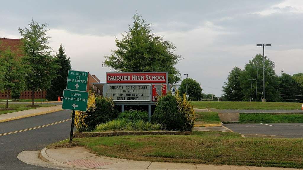 Fauquier High School | 705 Waterloo Rd, Warrenton, VA 20186, USA | Phone: (540) 422-7300