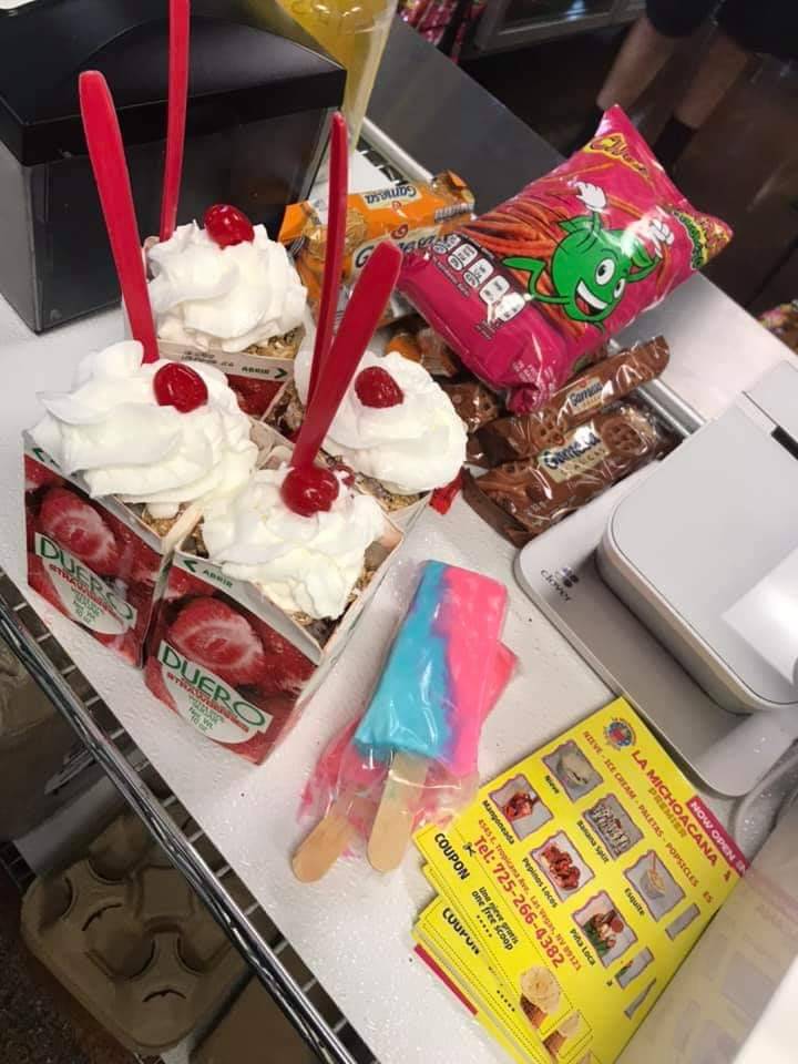 La Michoacana Premier Ice Cream and Crepes | 4545 E Tropicana Ave, Las Vegas, NV 89121, USA | Phone: (725) 266-4382