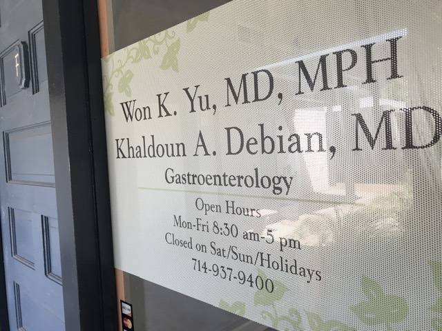 Won K. Yu, MD, MPH | 17400 Irvine Blvd Ste F, Tustin, CA 92780 | Phone: (714) 937-9400