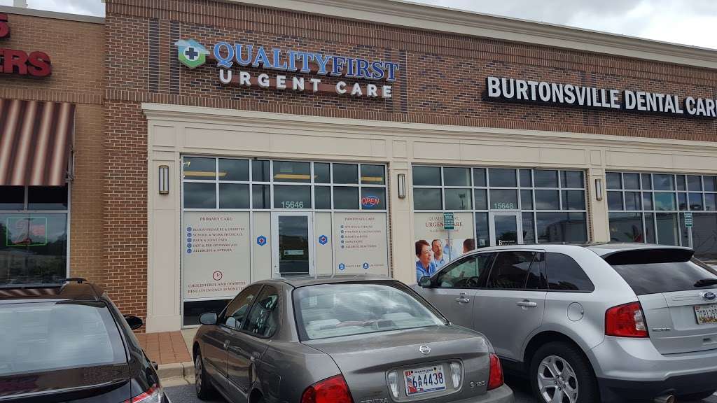 Quality First Urgent Care | 15646 Old Columbia Pike, Burtonsville, MD 20866, USA | Phone: (301) 421-1214