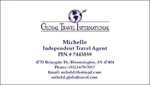 Independent Travel Agent | 4770 Briar Gate Dr, Bloomington, IN 47404, USA | Phone: (812) 679-7017