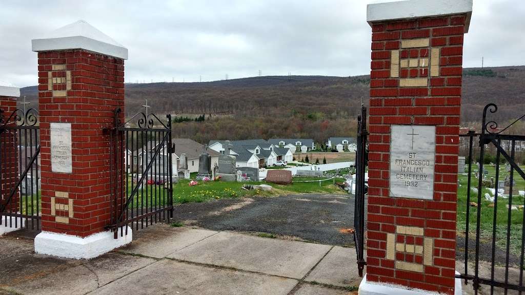 St. Francesco Italian Cemetery in Archbald, PA 18403, USA