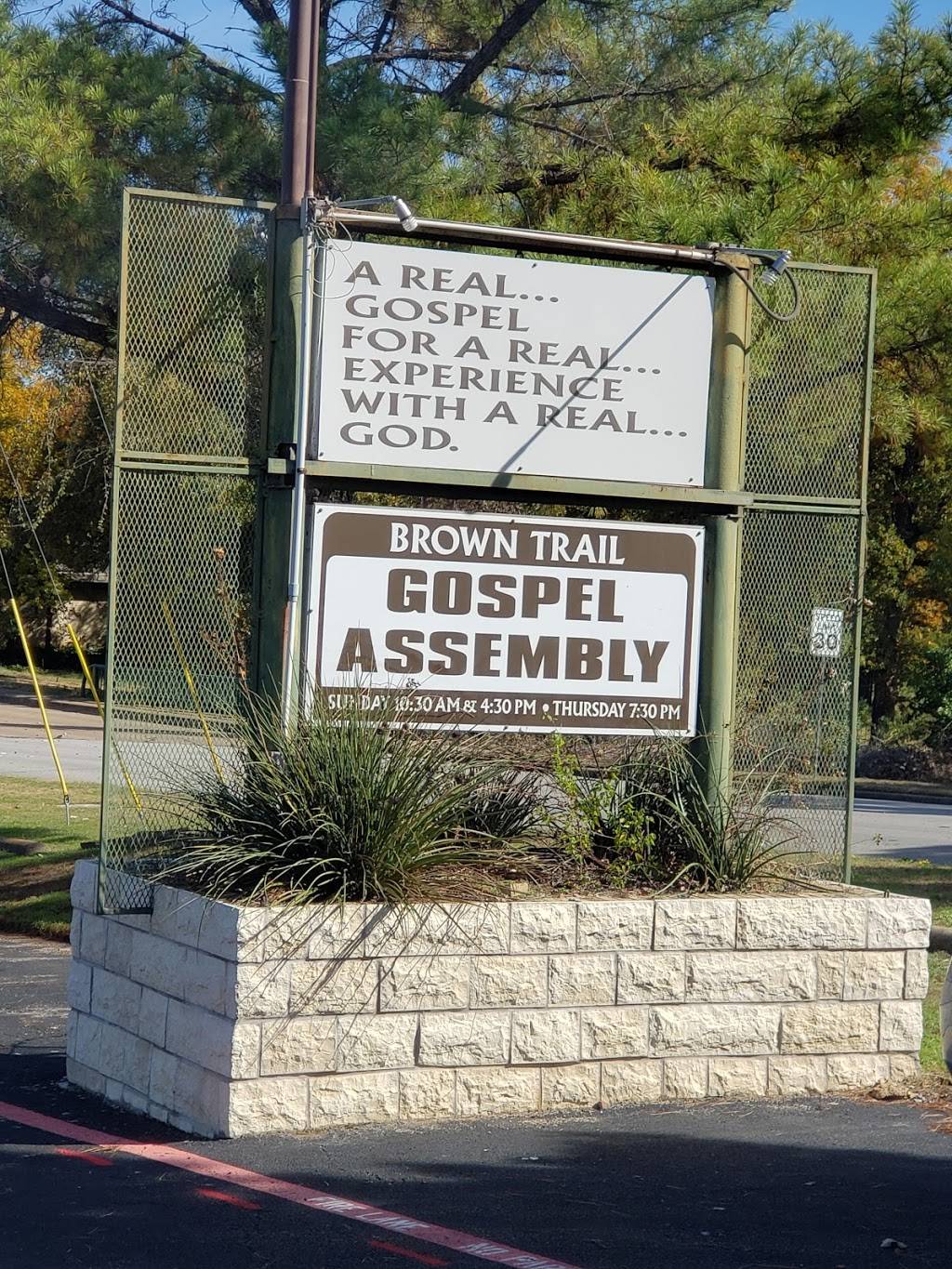 Brown Trail Gospel Assembly | 211 Brown Trail, Hurst, TX 76053, USA | Phone: (817) 285-0371