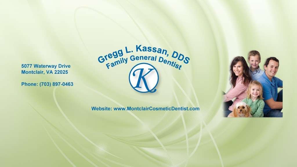 Gregg L. Kassan, D.D.S., P.C. | 5077 Waterway Dr, Montclair, VA 22025, USA | Phone: (703) 897-0463