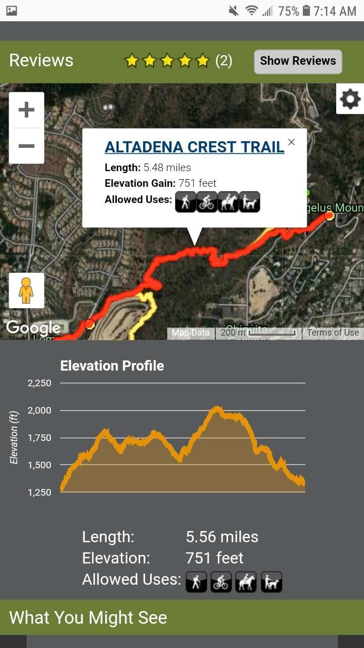 Altadena Crest Trail | Unnamed Road, Altadena, CA 91001, USA