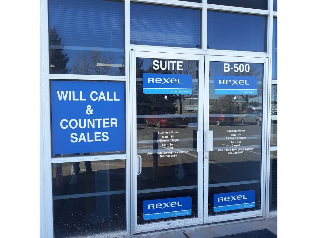 Rexel | 18150 E 32nd Pl suite b-500, Aurora, CO 80011 | Phone: (303) 728-5888