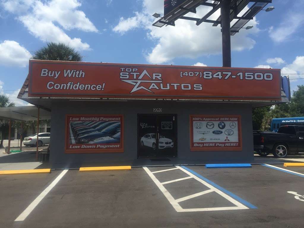 Top Star Autos | 2040 E Irlo Bronson Memorial Hwy, Kissimmee, FL 34744, USA | Phone: (407) 847-1500