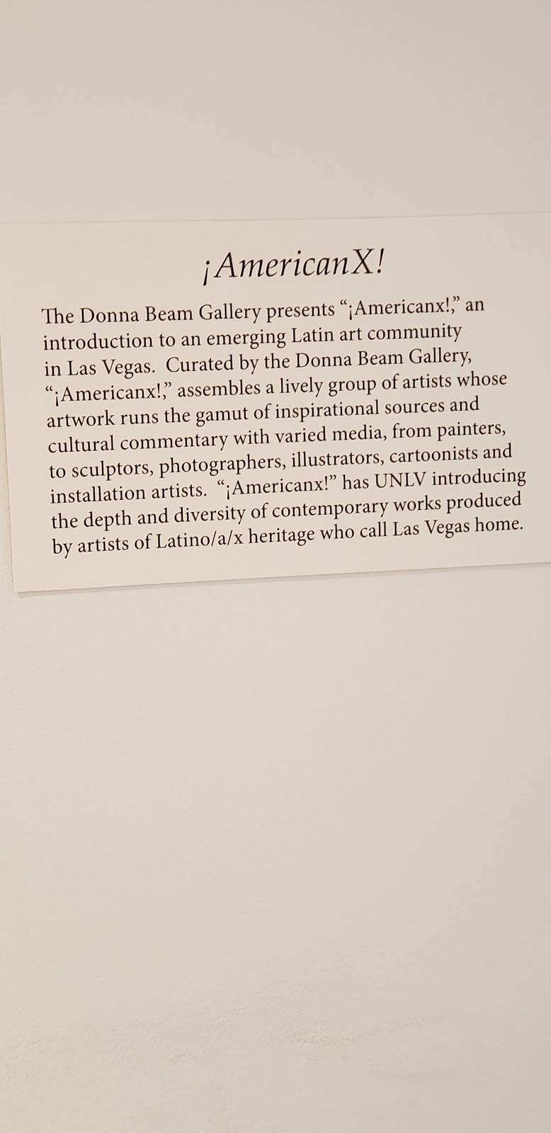 Donna Beam Fine Art Gallery | 4505 S Maryland Pkwy, Las Vegas, NV 89154, USA | Phone: (702) 895-3893