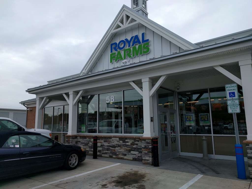 Royal Farms | 58 Atlantic Ave, Ocean View, DE 19970 | Phone: (302) 537-1073