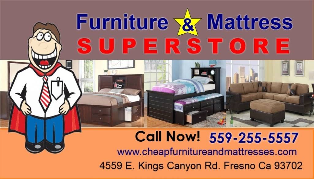 Furniture & Mattress Superstore | 4559 E Kings Canyon Rd, Fresno, CA 93702, USA | Phone: (559) 255-5557