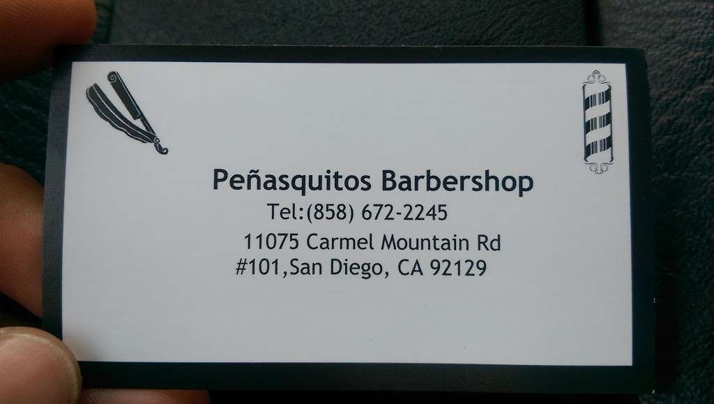 Penasquitos Barber Shop | 11075 Carmel Mountain Rd #101, San Diego, CA 92129, USA | Phone: (858) 672-2245