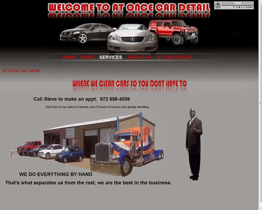 At Once Car Detail | 201 W Elm St, Seagoville, TX 75159, USA | Phone: (972) 898-4559