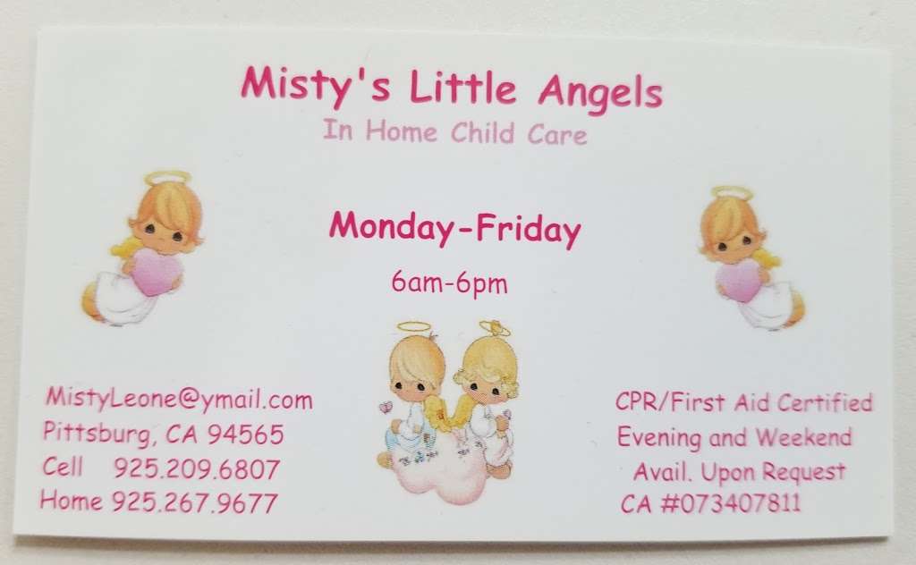 Mistys Little Angels | Reliance Ct, Pittsburg, CA 94565, USA | Phone: (925) 209-6807