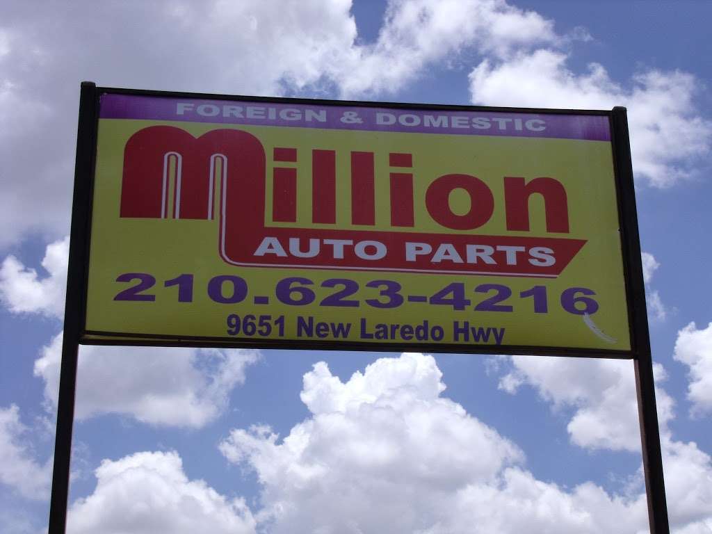 Million Auto Parts | 9651 New Laredo Hwy, San Antonio, TX 78211, USA | Phone: (210) 623-4216