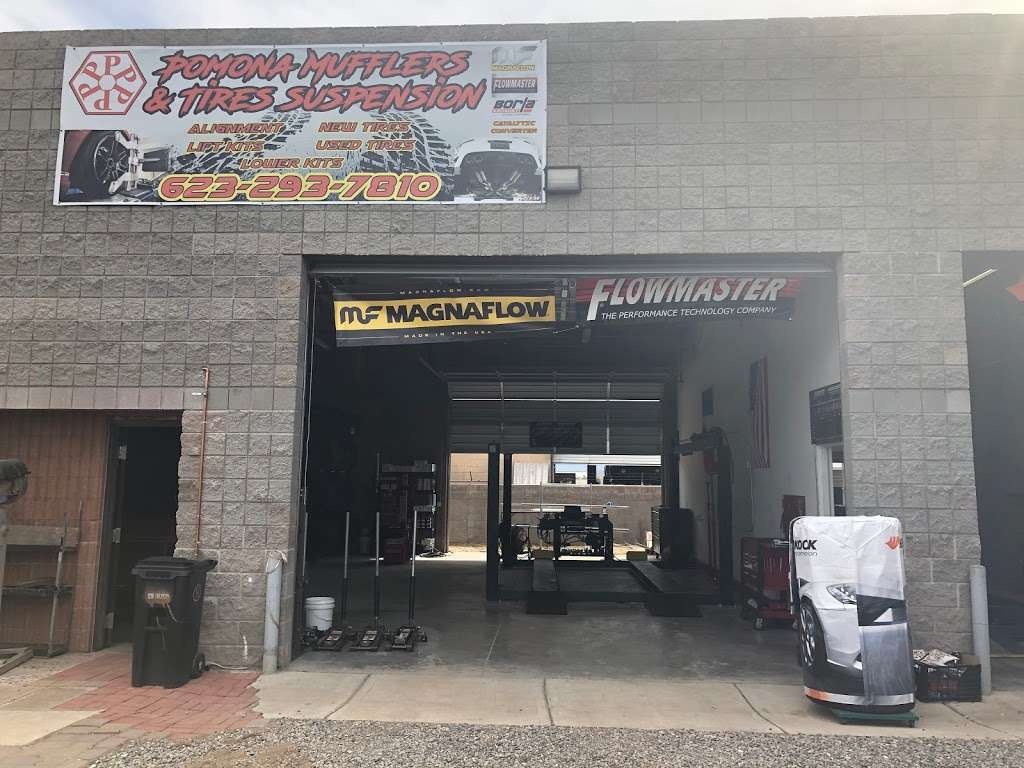 Pomona Mufflers & Tires Suspension | 106 S 91st Ave Suite B, Tolleson, AZ 85353, USA | Phone: (623) 293-7810