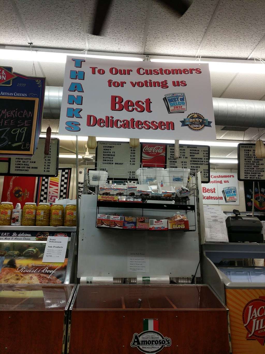 Roma Deli | 2103 MacDade Boulevard, Holmes, PA 19043 | Phone: (610) 534-4980