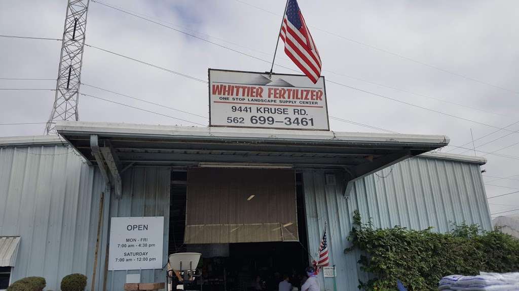 Whittier Fertilizer Co | 9441 Kruse Rd, Pico Rivera, CA 90660, USA | Phone: (562) 699-3461