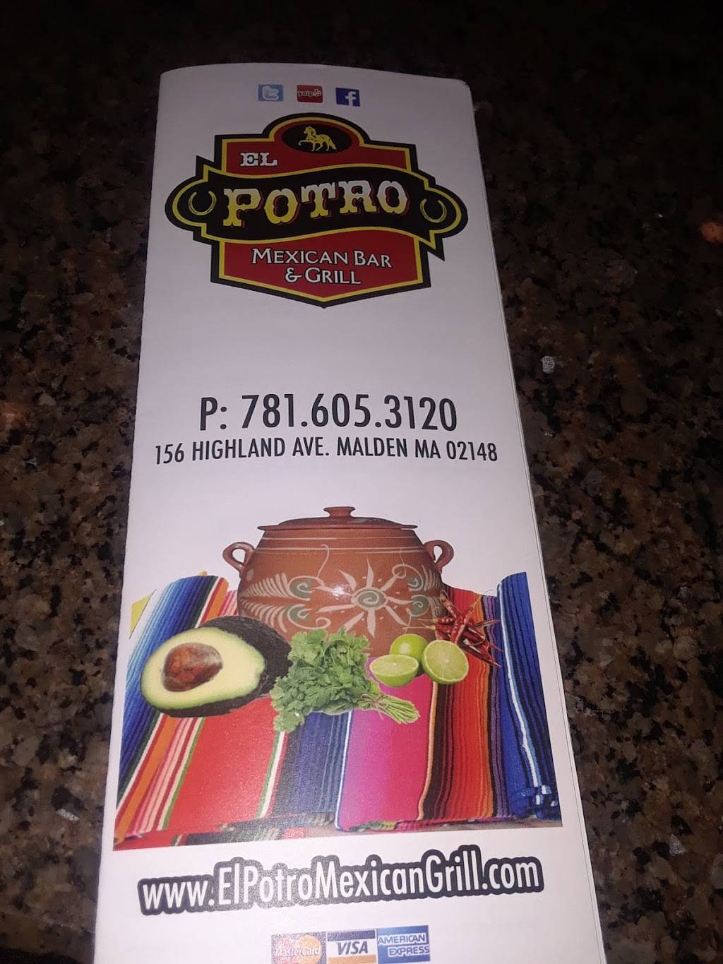 El Potro Mexican Bar & Grill | 156 Highland Ave, Malden, MA 02148, USA | Phone: (781) 605-3120