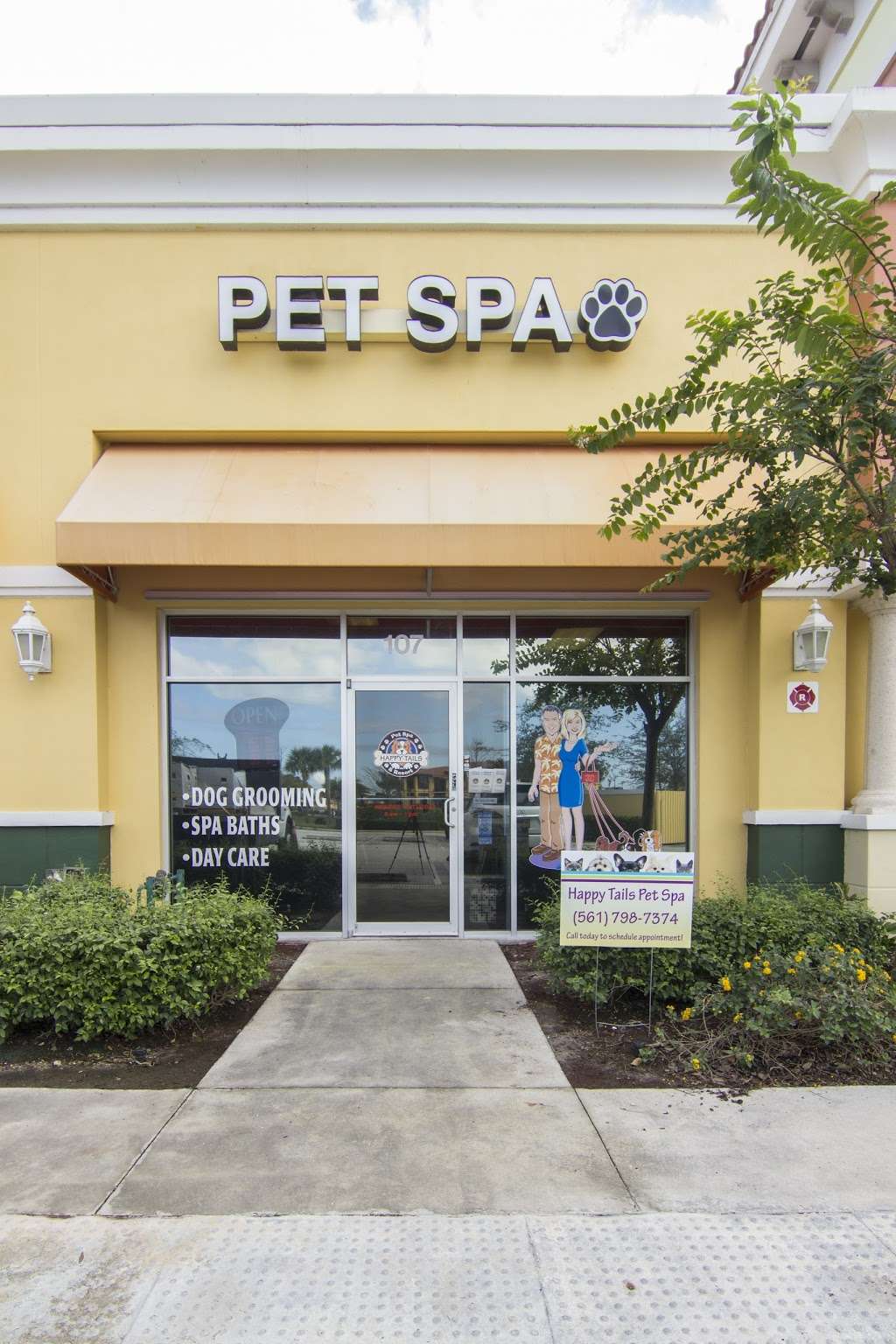 Happy Tails Pet Spa | 157 FL-7 #107, Wellington, FL 33414, USA | Phone: (561) 798-7374