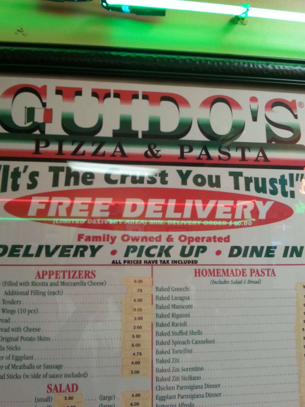 Guidos Pizza & Pasta | 14556 Polk St, Sylmar, CA 91342, USA | Phone: (818) 364-7300