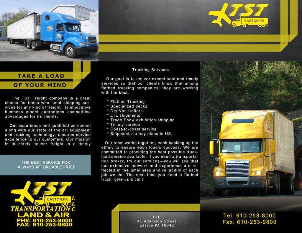 TST Transportation | 41 Adamson St, Easton, PA 18042, USA | Phone: (610) 253-8000