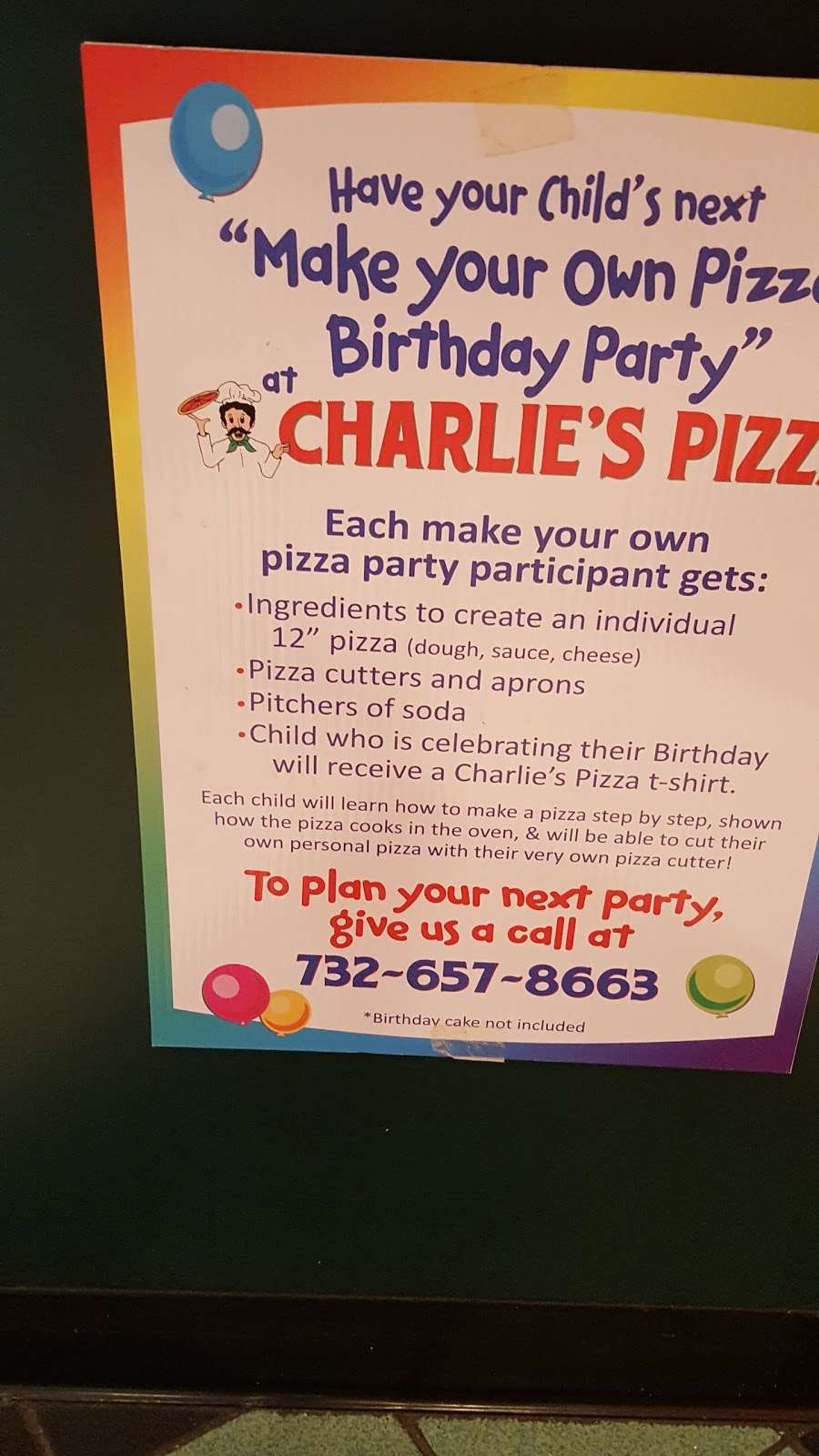 Charlies Pizza | 860 Fischer Blvd, Toms River, NJ 08753 | Phone: (732) 288-9010