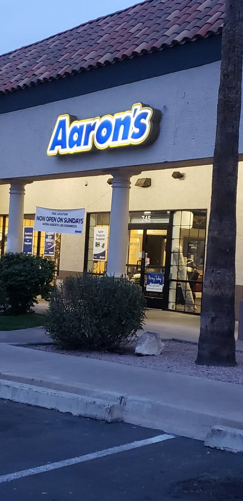 Aarons | 745 W Baseline Rd Ste 3, Tempe, AZ 85283, USA | Phone: (480) 491-1409