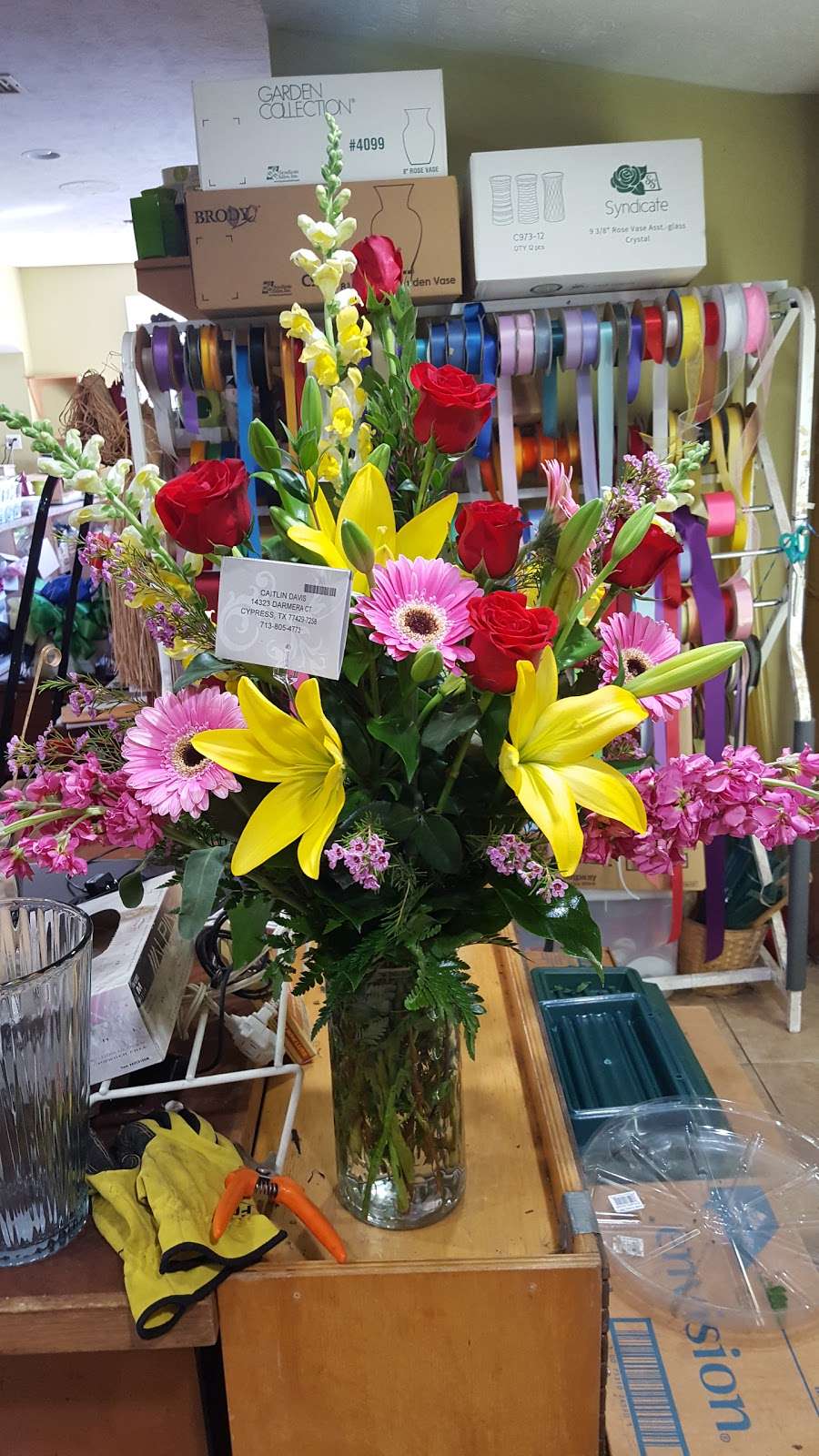Cypress Flowers | 14419 Huffmeister Rd, Cypress, TX 77429, USA | Phone: (281) 758-3440