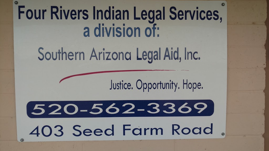 Four Rivers Indian Legal Services | 403 Seed Farm Rd, Sacaton, AZ 85147, USA | Phone: (520) 562-3369