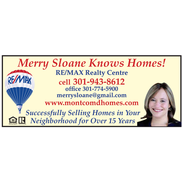 Merry Sloane of RE/MAX Realty Centre | 18000 Bilney Dr, Olney, MD 20832, USA | Phone: (301) 943-8612