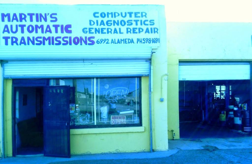 Martins Automatic Transmissions | 6992 Alameda Ave, El Paso, TX 79915, USA | Phone: (915) 598-1691