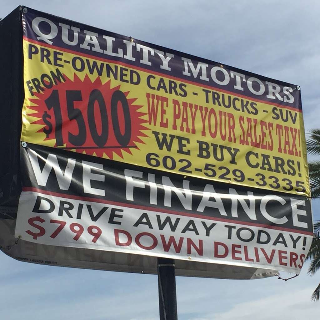 QUALITY MOTORS | 4010 S Central Ave, Phoenix, AZ 85041, USA | Phone: (602) 529-3335