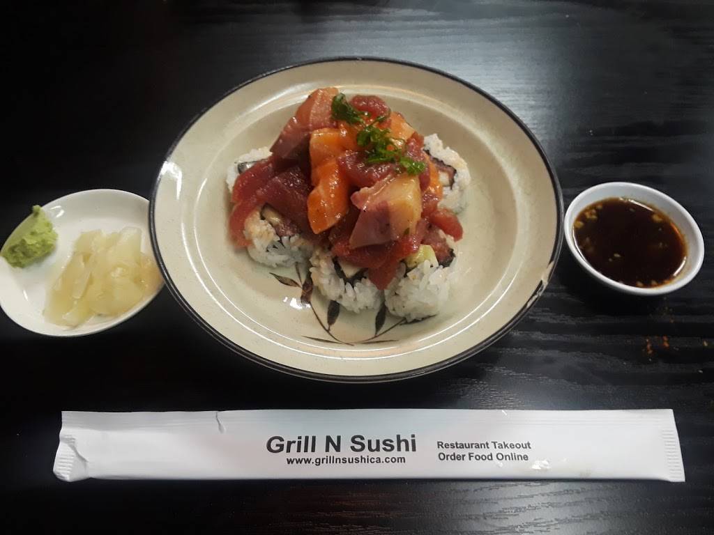 Grill N Sushi | 12602 Hadley St, Whittier, CA 90601, USA | Phone: (562) 693-4777