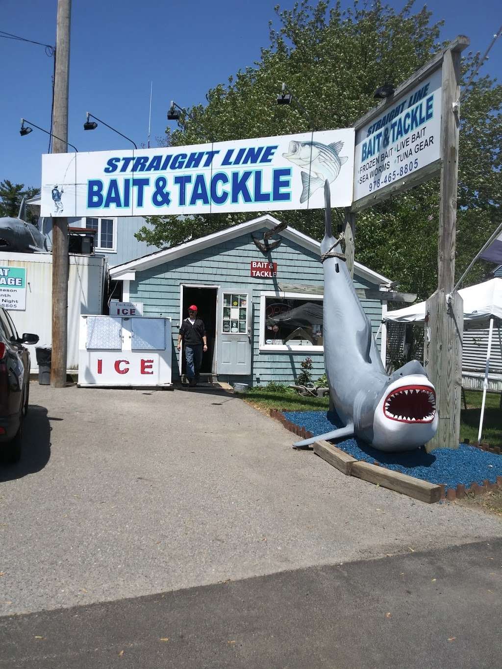 Straight Line Bait & Tackle, Fishing Rods, Reels & Gear, Bait Sh | 110 Elm St, Salisbury, MA 01952, USA | Phone: (978) 465-8805