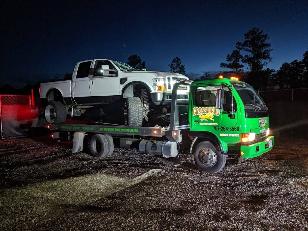Grassfield Towing and Recovery | 845 Dominion Blvd S, Chesapeake, VA 23323, USA | Phone: (757) 264-3560