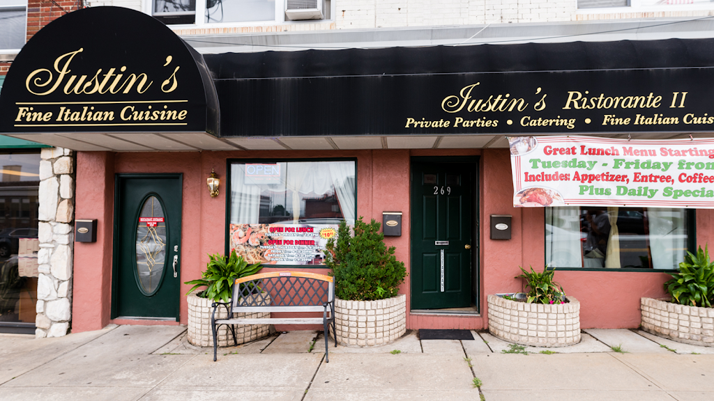 Justins Ristorante II | 269 Hackensack St, Wood-Ridge, NJ 07075, USA | Phone: (201) 933-4276