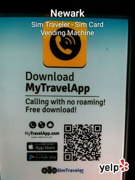 Sim Traveler - Sim Card Vending Machine | Terminal B, Newark, NJ 07114, USA