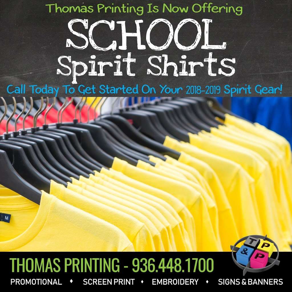 Thomas Printing & Publishing | 21574 Eva St, Montgomery, TX 77356, USA | Phone: (936) 448-1700