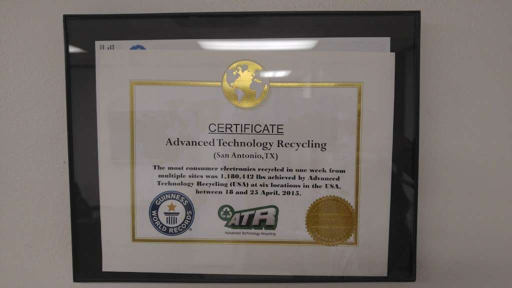 Advanced Technology Recycling | 8559 NE Interstate 410 Loop B-144, San Antonio, TX 78219, USA | Phone: (210) 661-7779