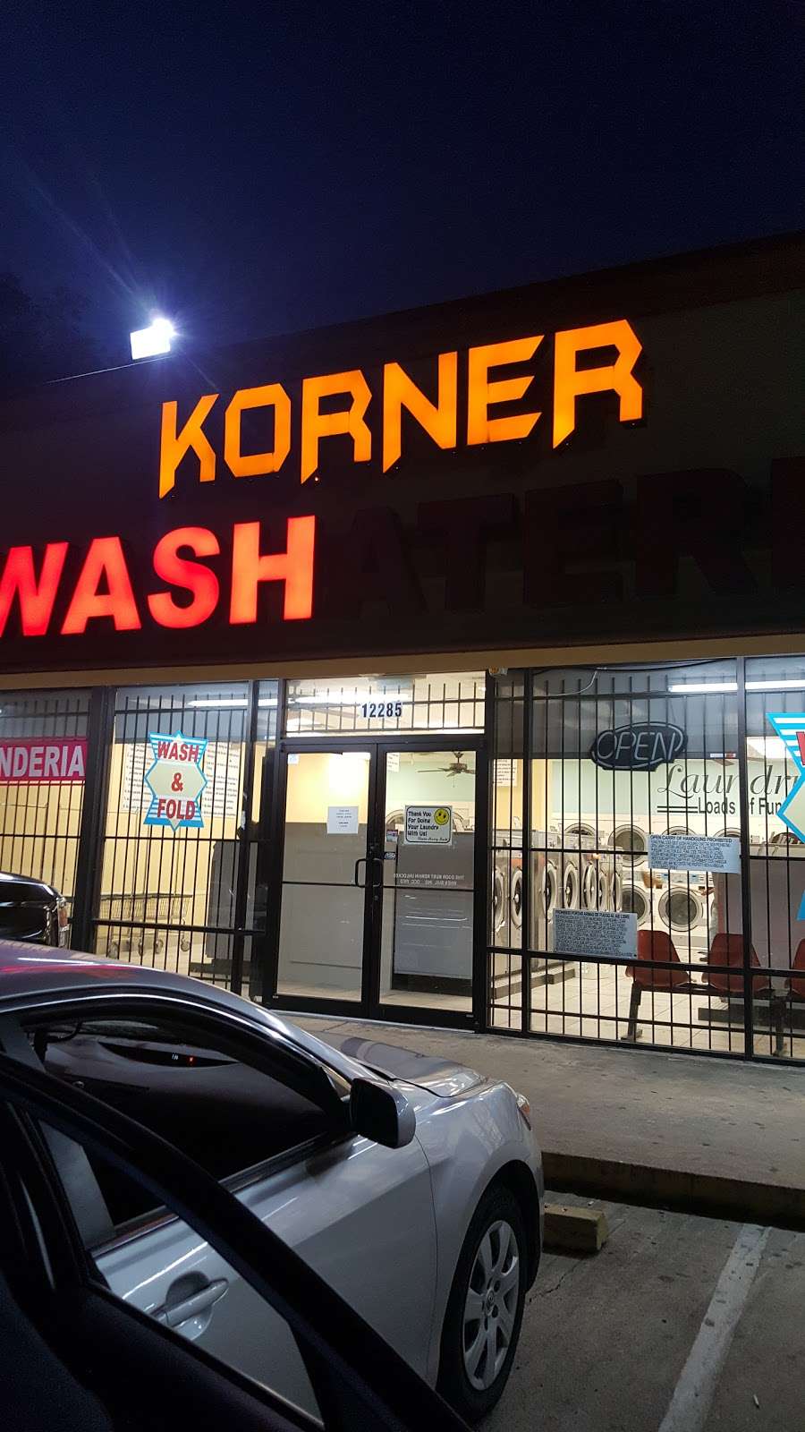 Korner Washateria | 12285 S Dairy Ashford Rd, Houston, TX 77099, USA | Phone: (281) 498-2970