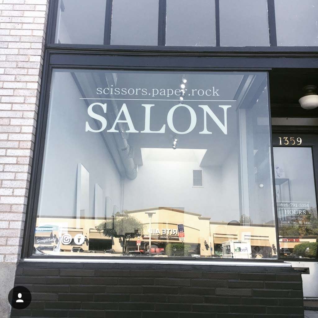 Scissors Paper Rock Salon | 1359 N Hill St, Pasadena, CA 91104, USA | Phone: (626) 791-5354