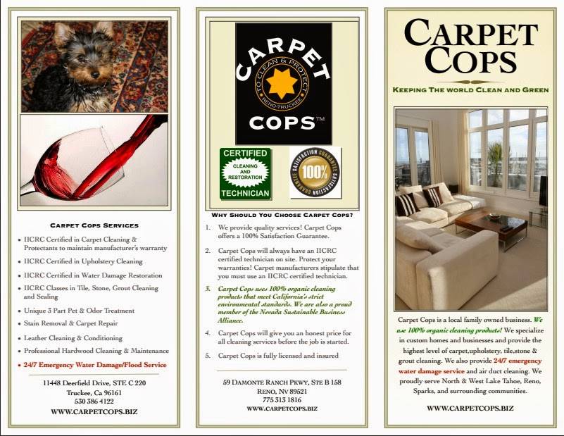 Carpet Cops Nv/Ca | 59 Damonte Ranch Pkwy b158, Reno, NV 89521, USA | Phone: (775) 313-1816