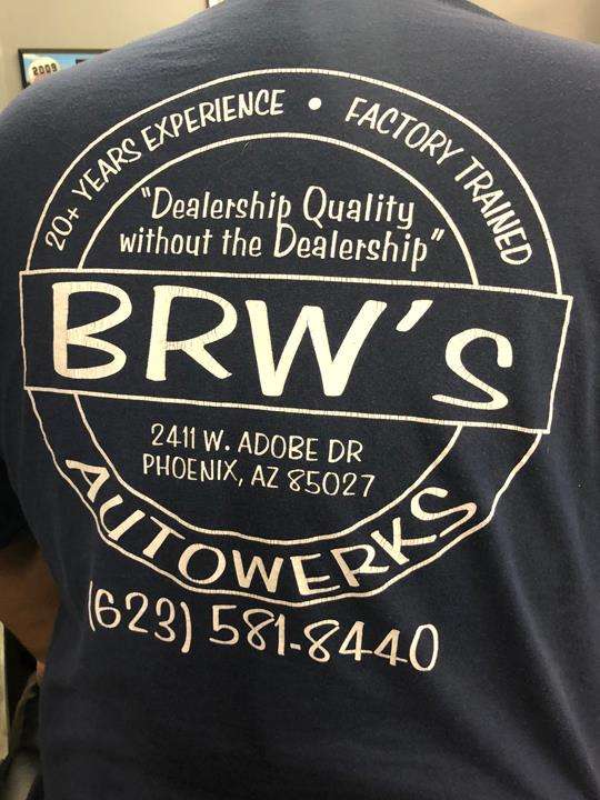 BRW’s Autowerks | 2411 W Adobe Dr, Phoenix, AZ 85027, USA | Phone: (623) 581-8440