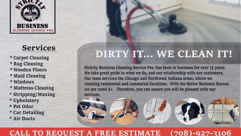 StrictlybusinesscleaningservicePRO | 14408 Ingleside Ave, Dolton, IL 60419, USA | Phone: (708) 927-3106