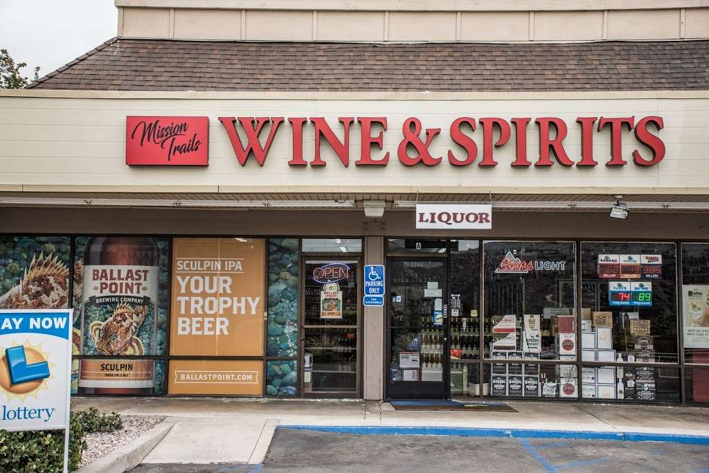 Mission Trails Wine & Spirits | 8181 Mission Gorge Rd A, San Diego, CA 92120, USA | Phone: (619) 582-0600