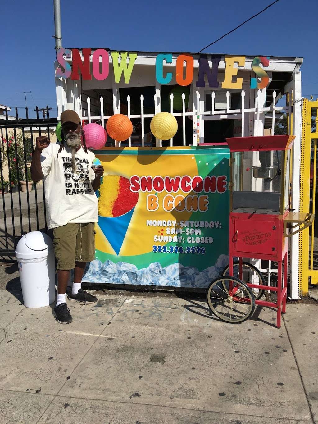 Snow Cone B Gone | 11178 S Figueroa St, Los Angeles, CA 90061, USA | Phone: (323) 376-3576