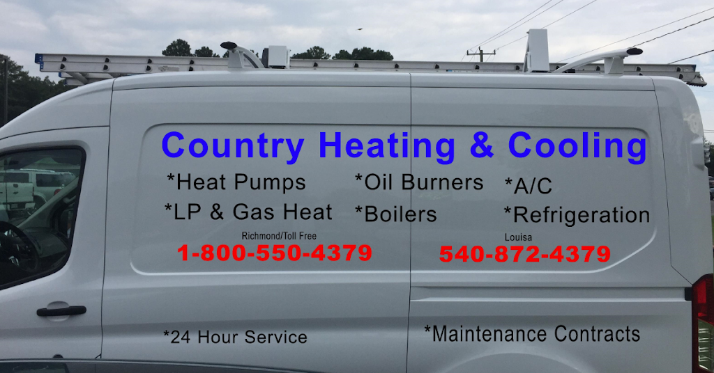 Country Heating & Cooling | 18064 Jefferson Hwy, Montpelier, VA 23192, USA | Phone: (800) 550-4379