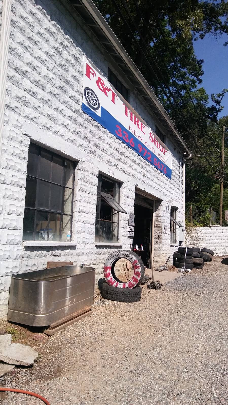 F & T Tire Shop | 3542 High Point Rd, Winston-Salem, NC 27107, USA | Phone: (336) 972-5676