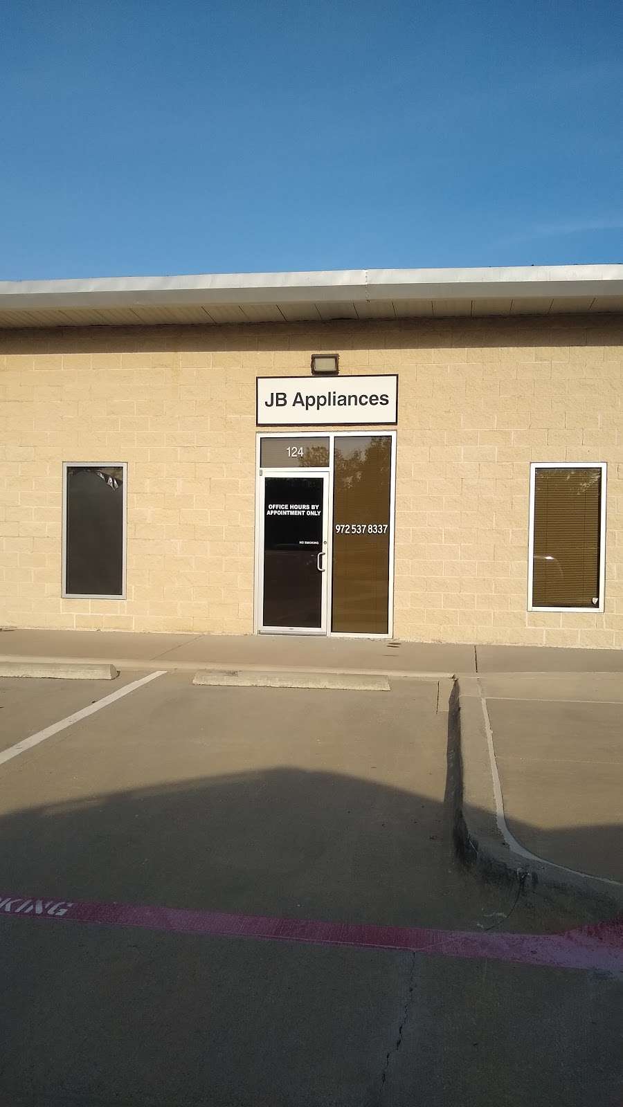 JB Appliances Inc. | 2710 Denton Tap Rd #124, Lewisville, TX 75067 | Phone: (972) 537-8337